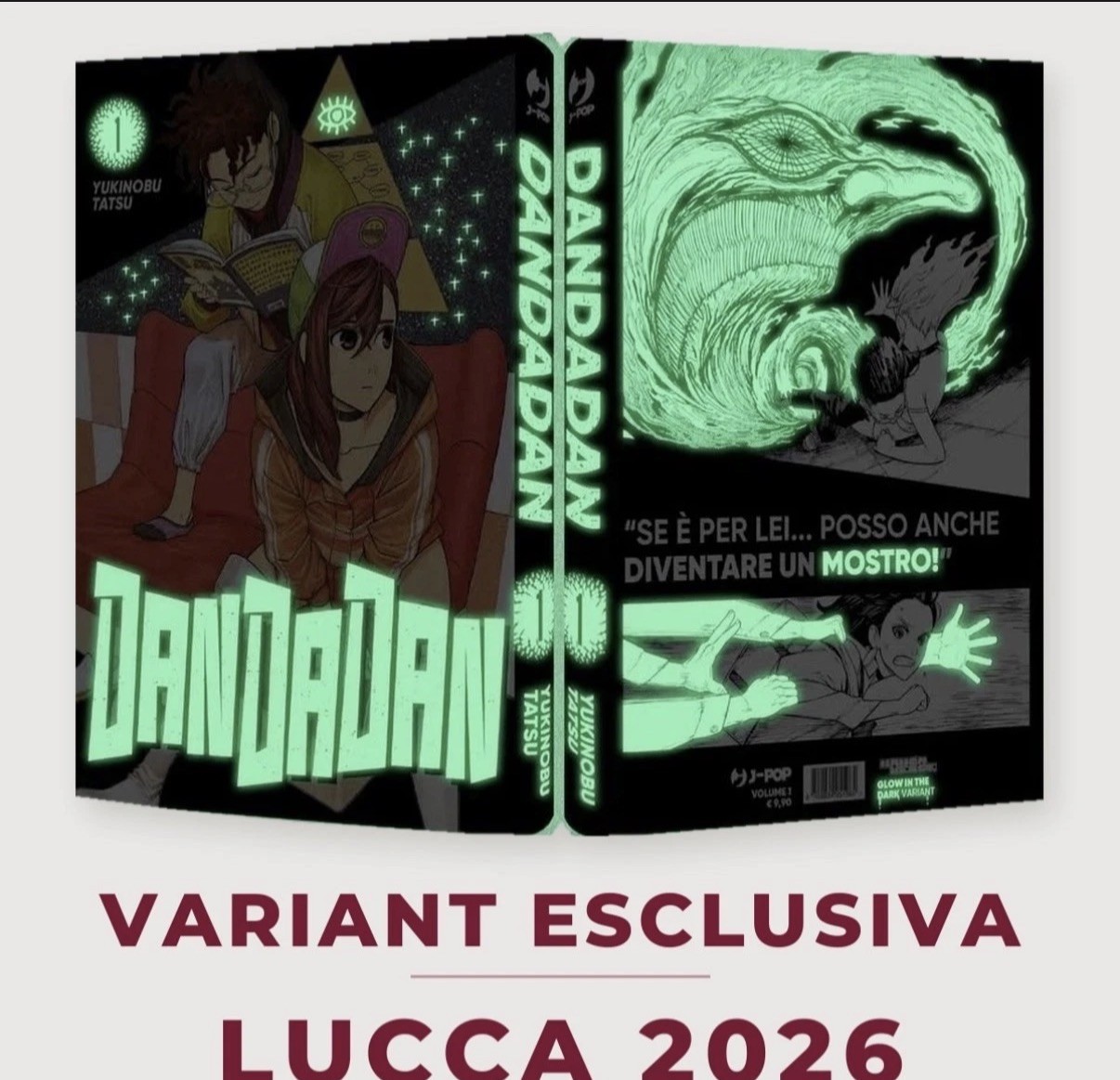 VARIANT ESCLUSIVA LUCCA COMICS 2026 - DANDADAN 1 - Glow in the Dark