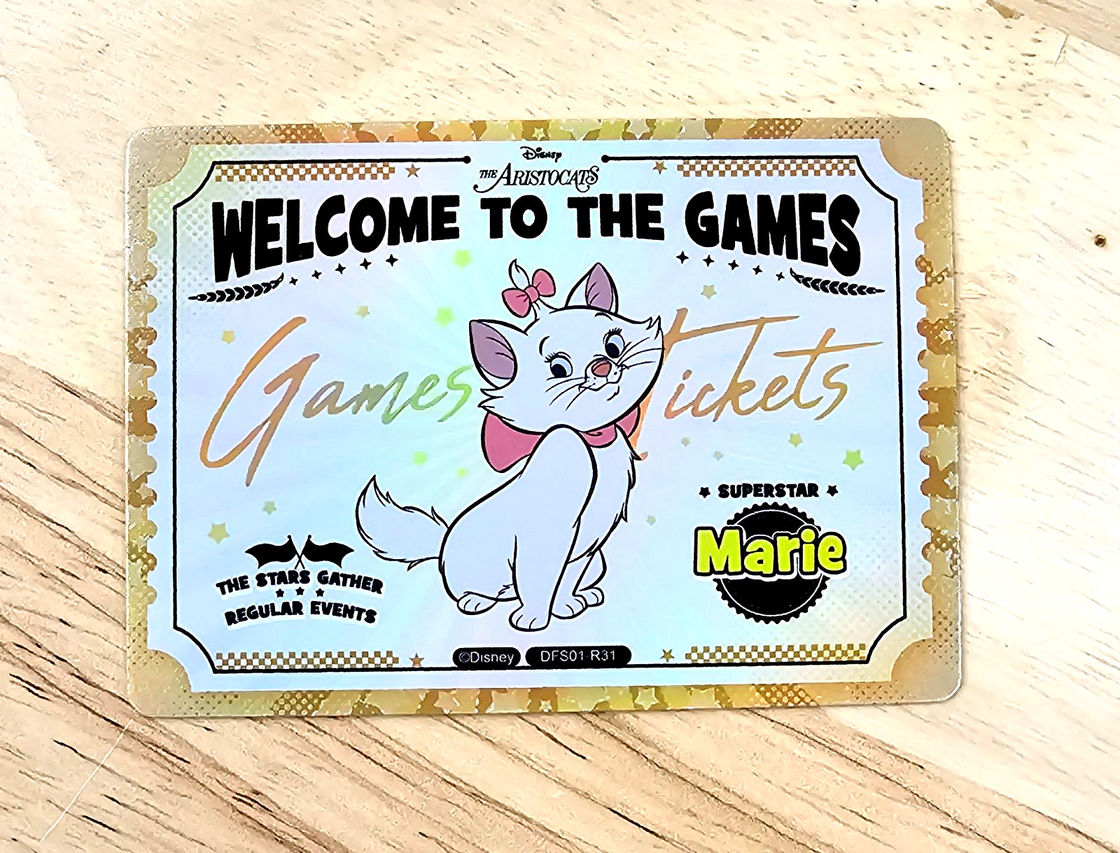 Biglietti Marie The Aristogats Disney All-Star Giochi Sportivi DFS01-R31