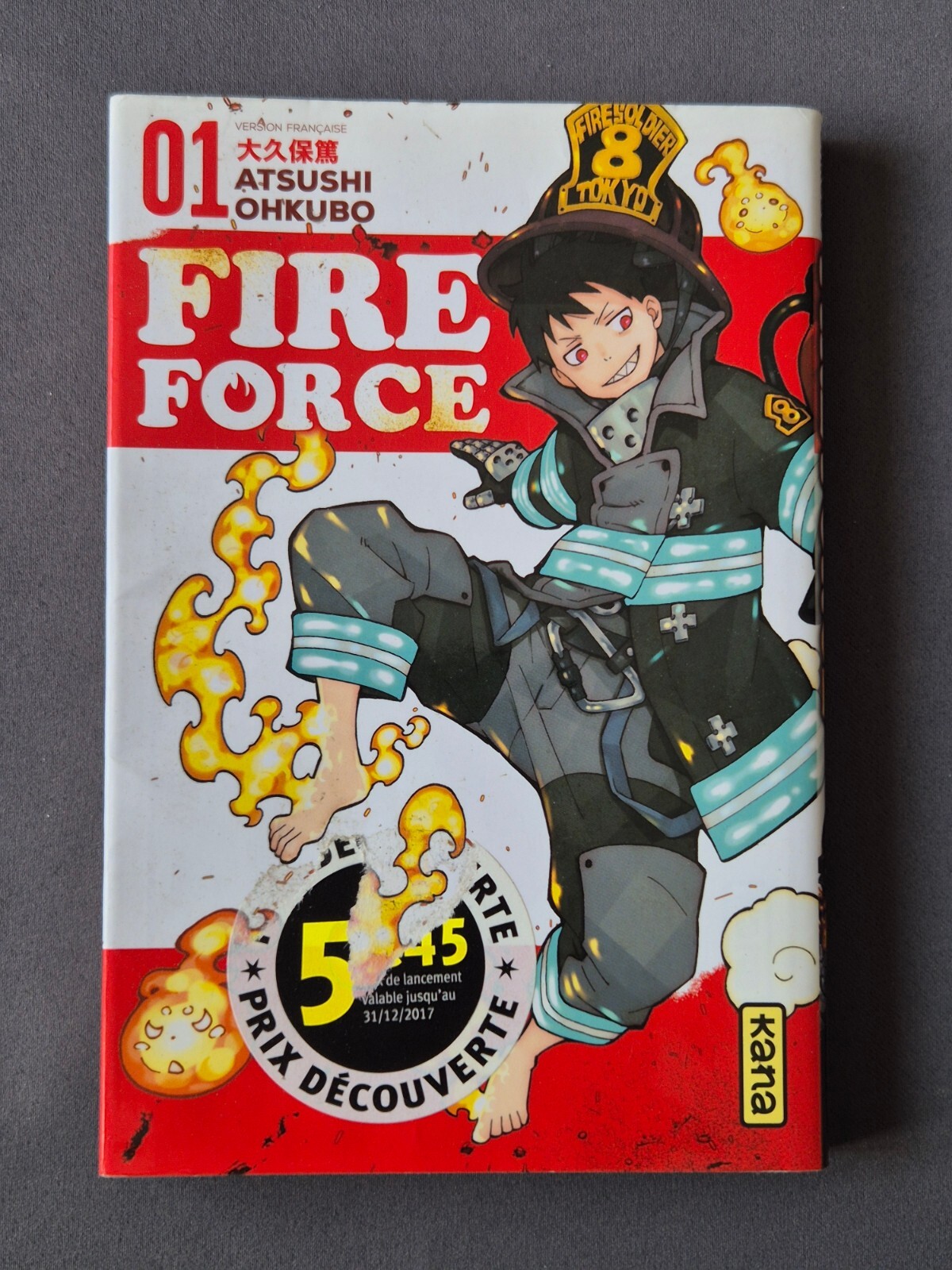 Libro Manga Fire Force Volume 1 Kana VF