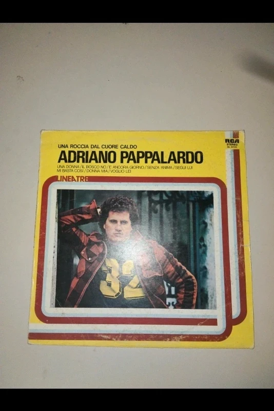 Vinile Lp- Adriano Pappalardo - Una roccia dal cuore caldo