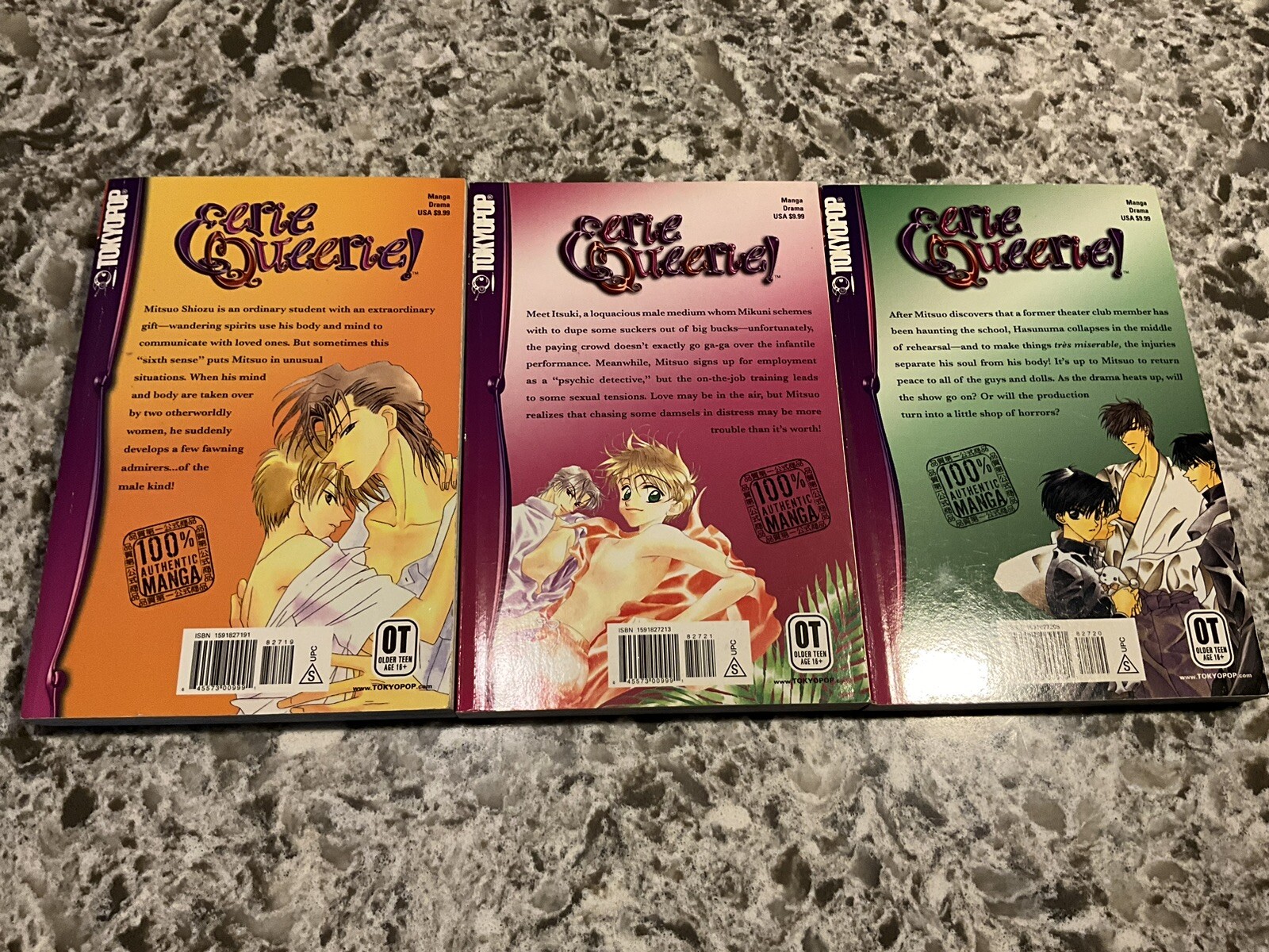 EERIE QUEERIE! Libri 1-3 ~ Shuri Shiozu ~ Manga inglese stampa Tokyopop