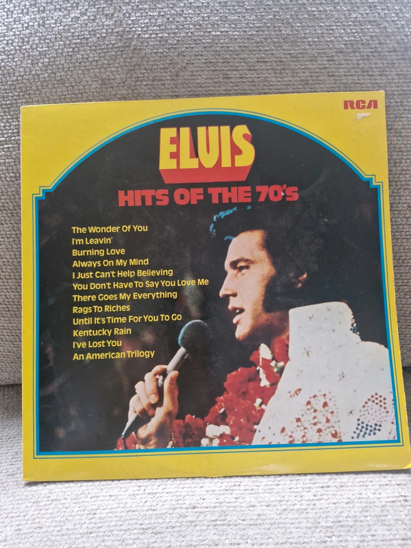 Elvis vinyl lp: Hits of the 70's