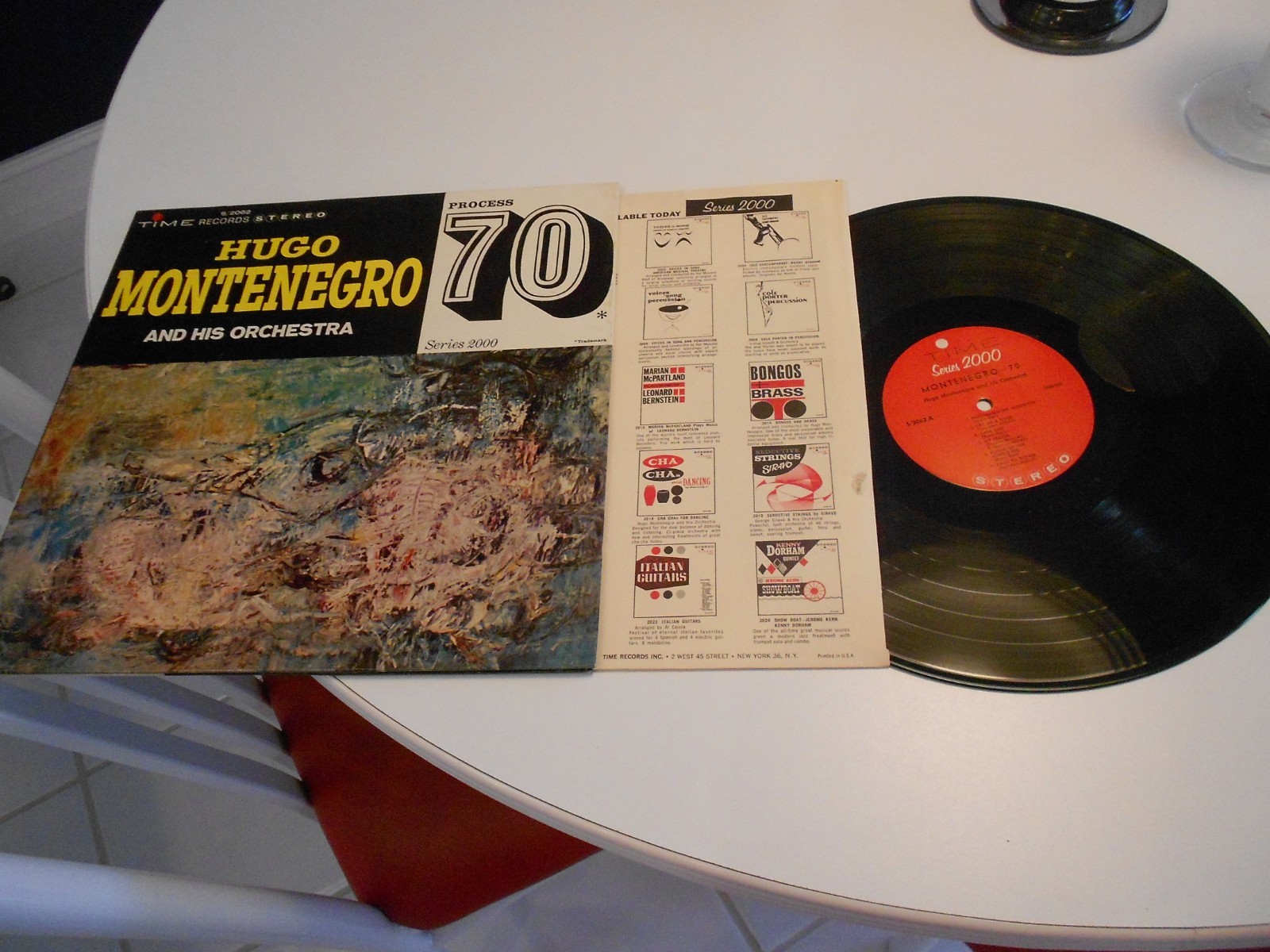 HUGO MONTENEGRO & HIS ORCH-TIME RCORDS LP-S/2062 EXCELLENT