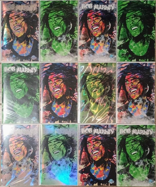 Kyle Willis-Tribute:  12 Bob Marley Books All #1 C2E2
