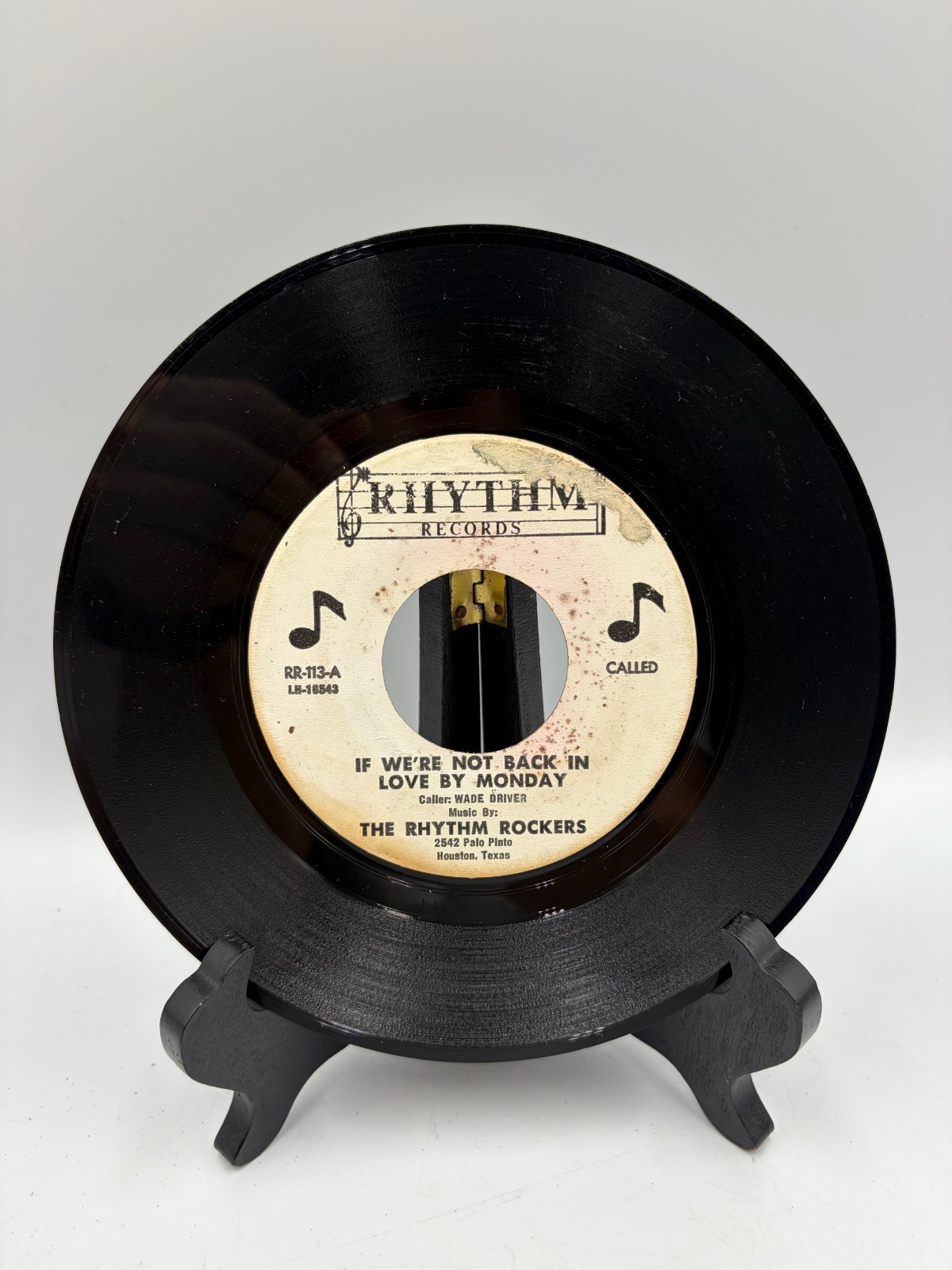 Rhythm Rockers If We're Not Back In Love By Monday 45 Rhythm RR-113 Square Dance