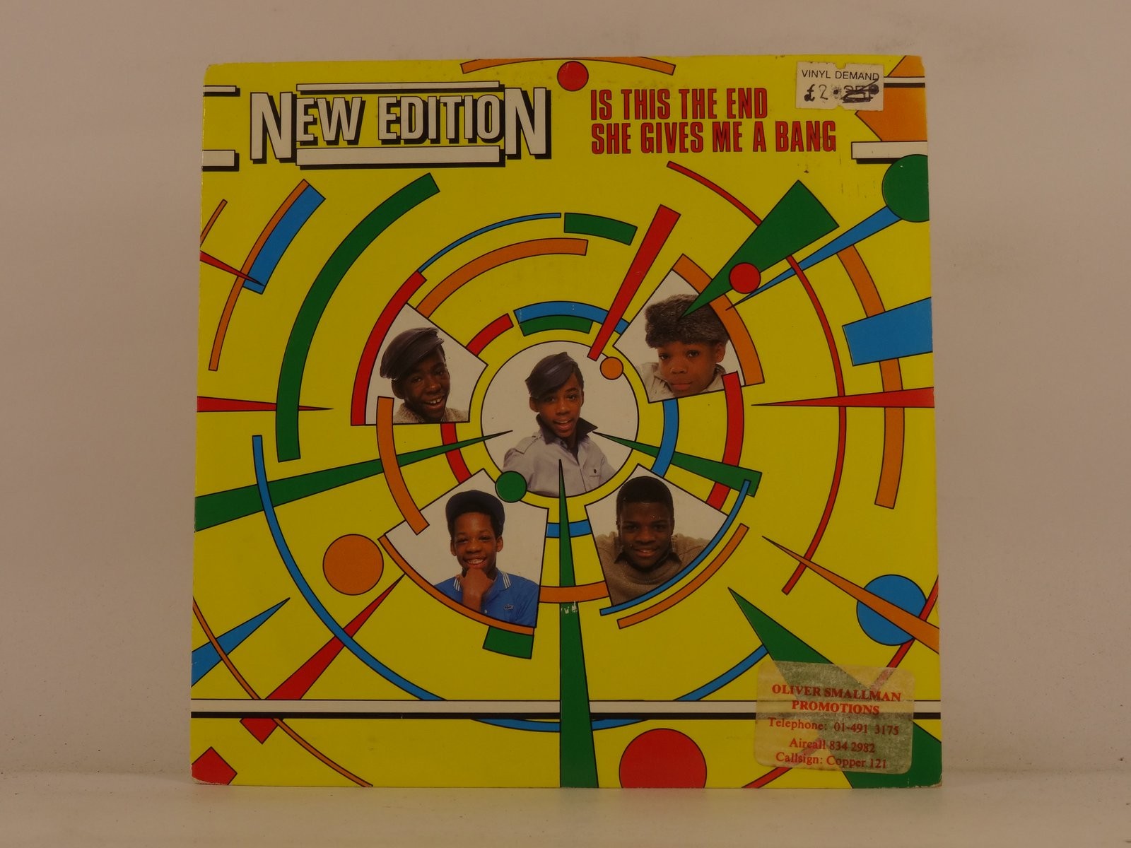 NEW EDITION IS THIS THE END (134) 2 Track 7" Single including Picture Sleeve LON