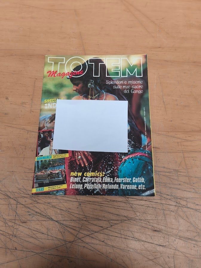 Rivista fumetto  Totem magazine n.28- aprile 1987