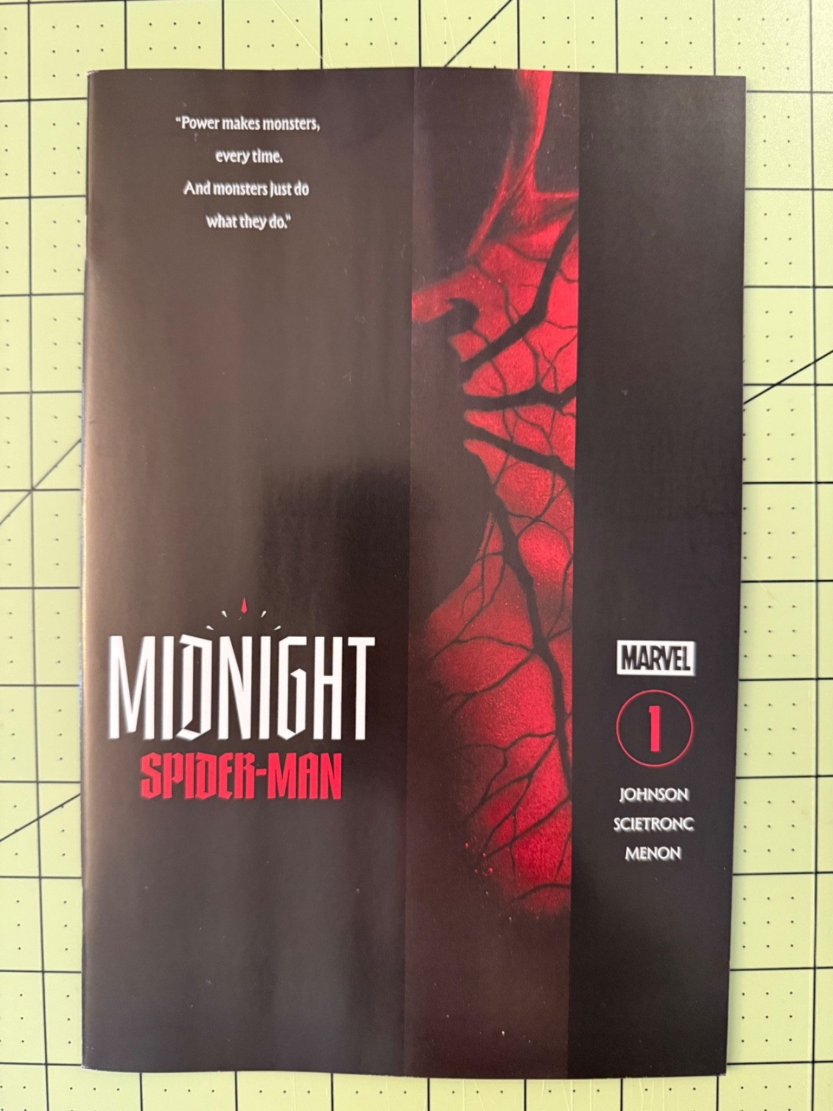 Midnight Spider-Man #1 copertina A prima stampa (2026, P K Johnson, ScieTronc, Marvel)