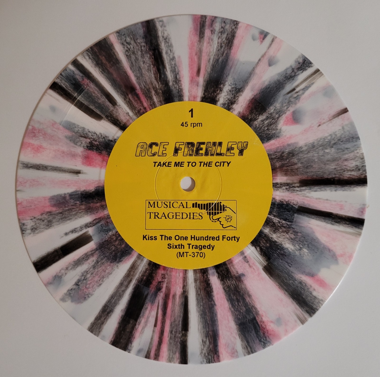 Ace Frehley Take Me To The City RARE 1997 7" RAINBOW Vinyl KISS SOLO HTF IMPORT