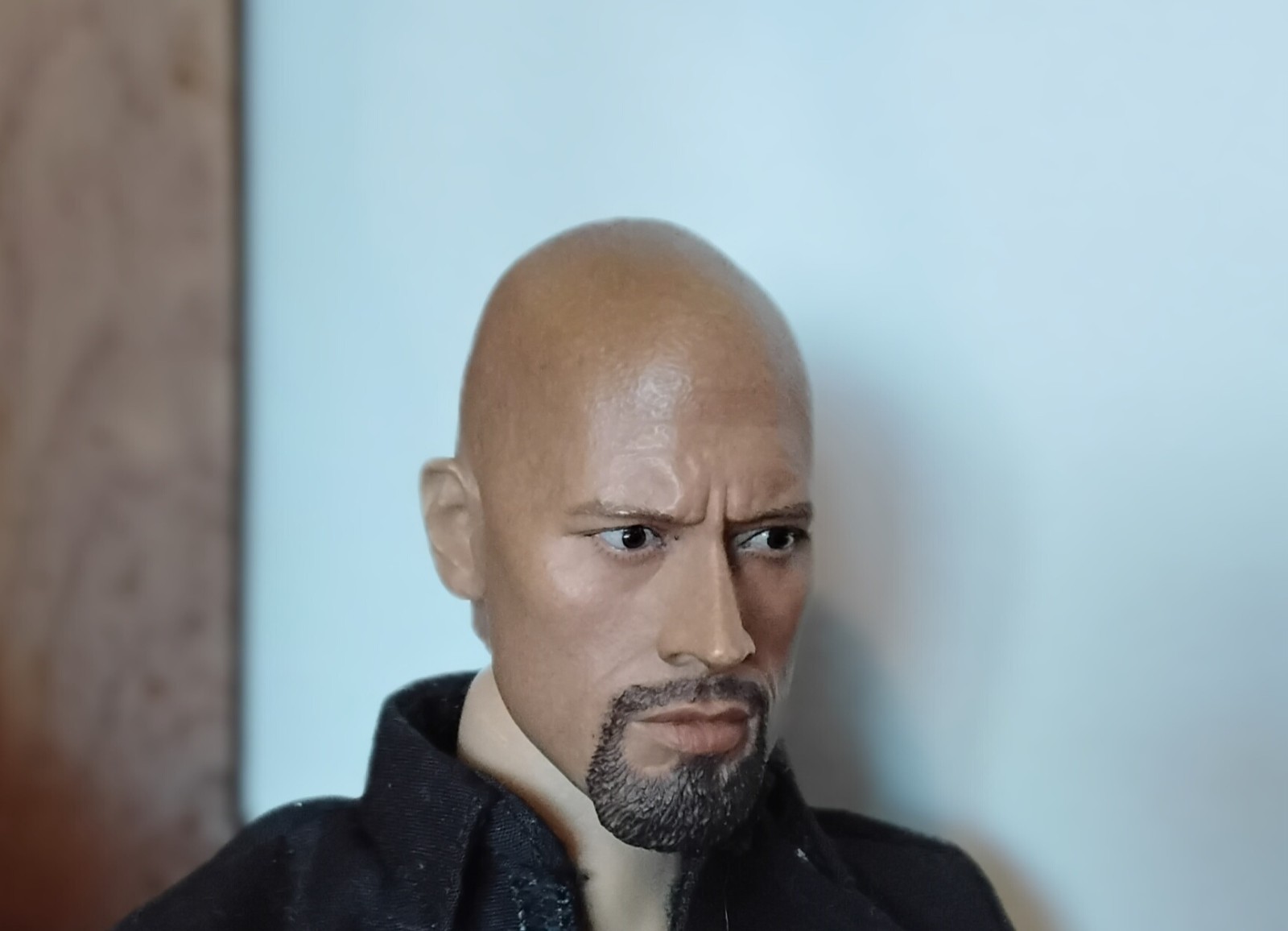 1/6 Scale Bearded Dwayne Johnson Head Sculpt