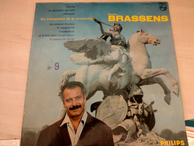 Georges Brassens – N° 9 - Vinyle 33 tours 10"
