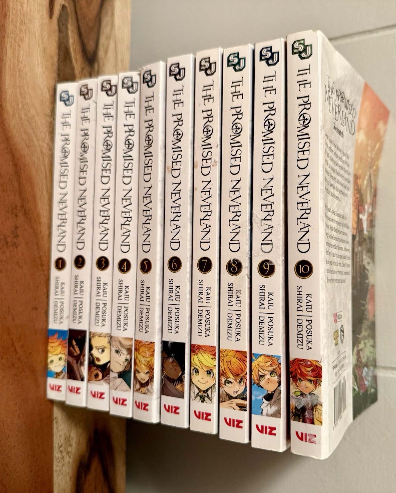 The Promised Neverland manga volumi 1-10
