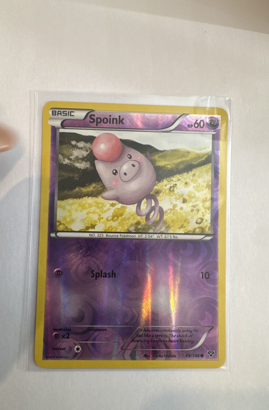 Spoink 49/146 XY Reverse Holo