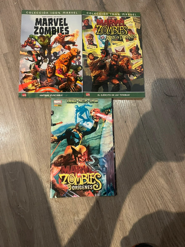 Trilogía Cómics Marvel Zombies Completa (Tomo 1 + Orígenes + Army of Darkness)