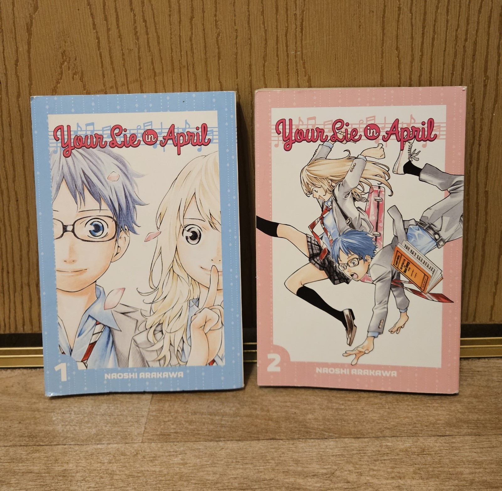 Your Lie In April Volumes 1 & 2 English Manga Anime Comic Book Naoshi Arakawa