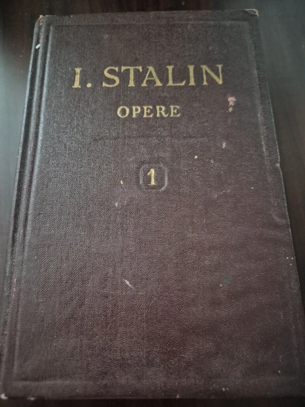 1948 Stalin Collected Works part 1 (Romanian)