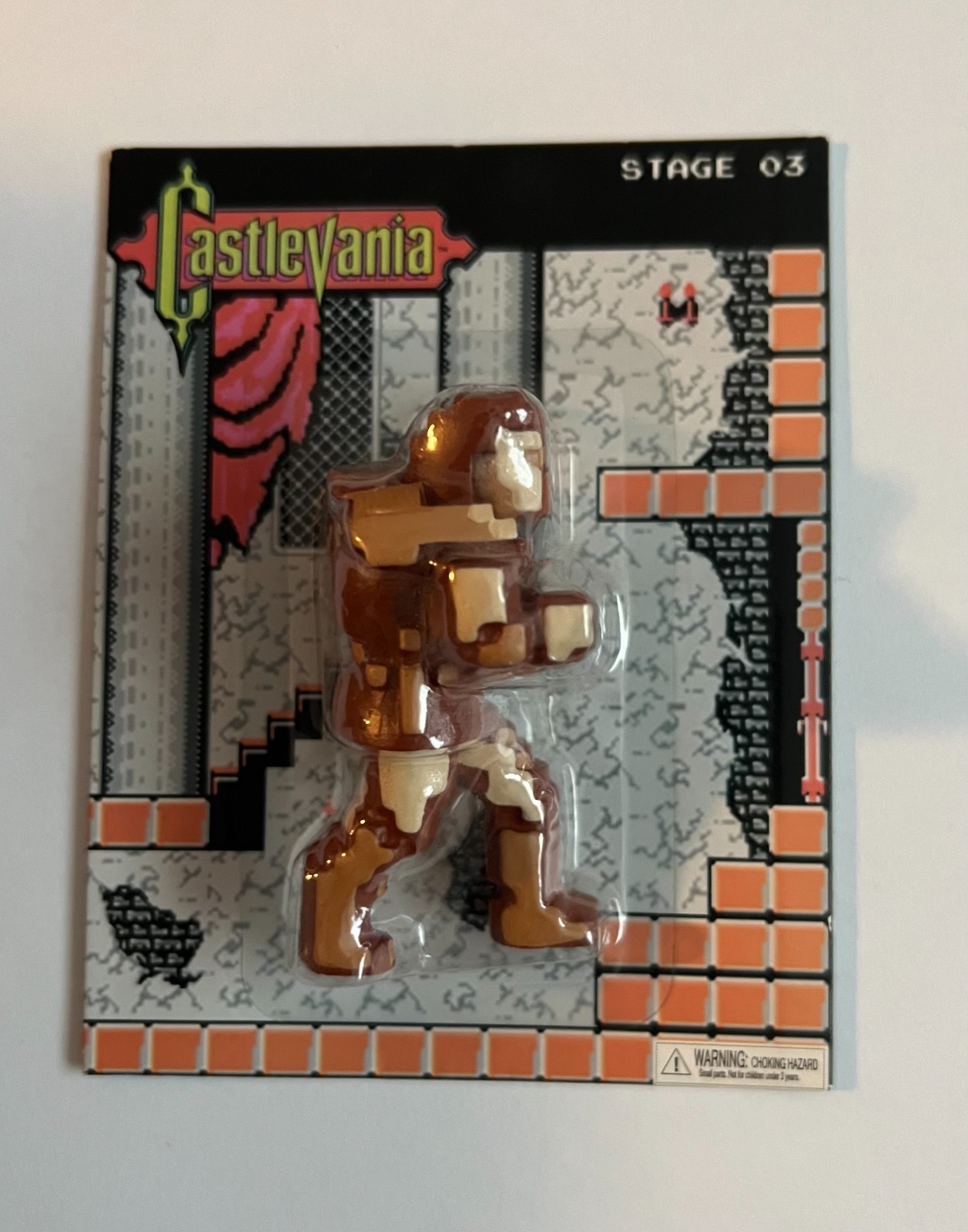 NUOVO NECA Castlevania Simon Belmont 8 bit figure fumetto con 2007 ESCLUSIVO