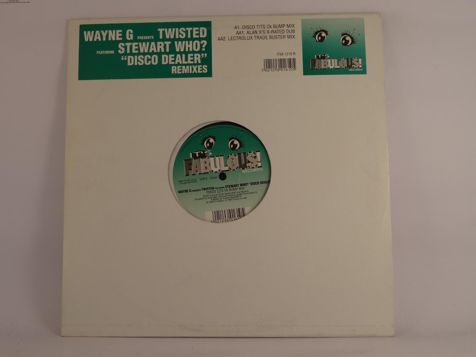 WAYNE G PRESENTS TWISTED FT STEWART WHO? DISCO DEALER (UK) (GREEN) (B) 2 Track 1