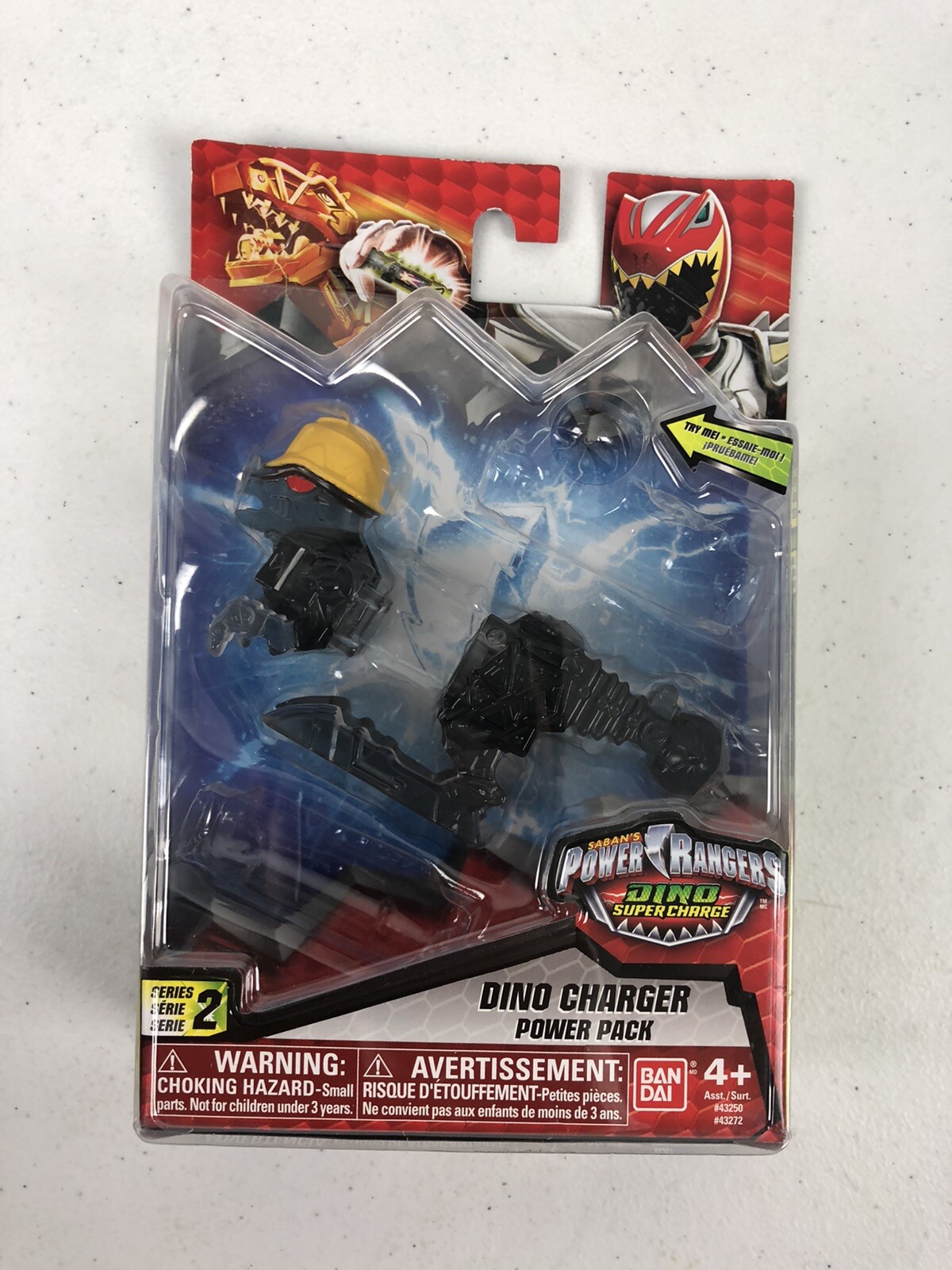Dino Super Charge Serie 2 Nero Traslucido Pachycephalosaurus Zord SOLO SUPPORTO