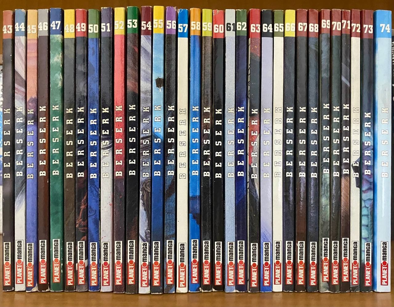 Berserk prima edizione/ sottiletta sequenza completa da 43 a 74 - Planet Manga