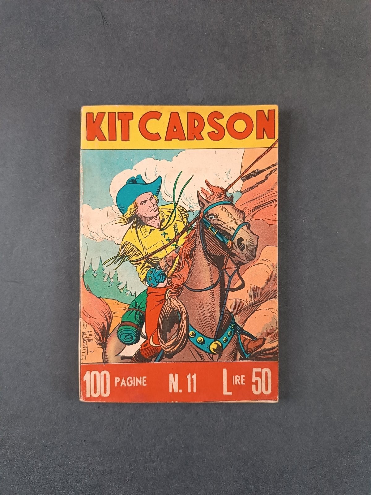 Fumetto Kit Carson Super west n.11 Edizioni Dardo 1955