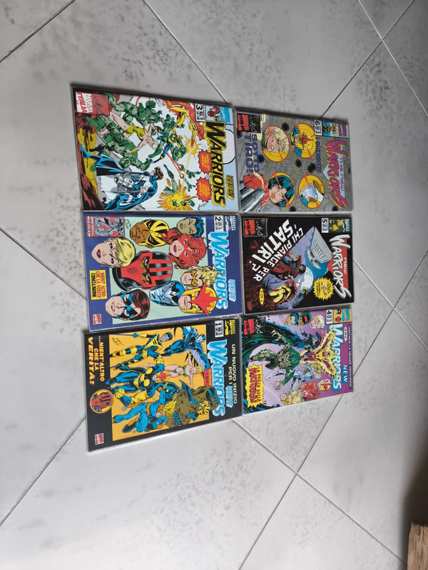 Fumetti serie completa New Warriors 1-6 edizione Marvel Italia