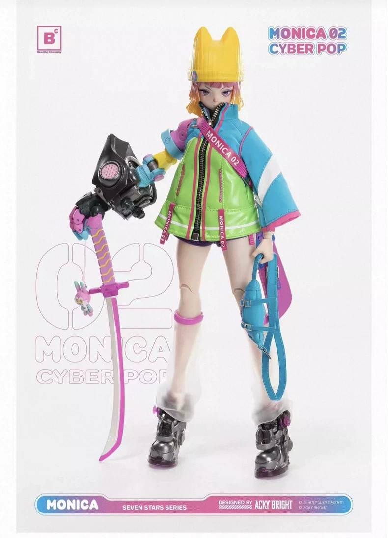 Underverse BC 1/6 Monica 02 Cyper Pop Version Modellino SDCC Limited