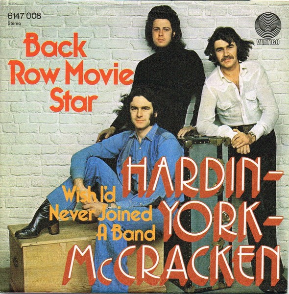 Hardin & York - Richard McCracken - Back Row Movie Star (7", Single) (Near Mint