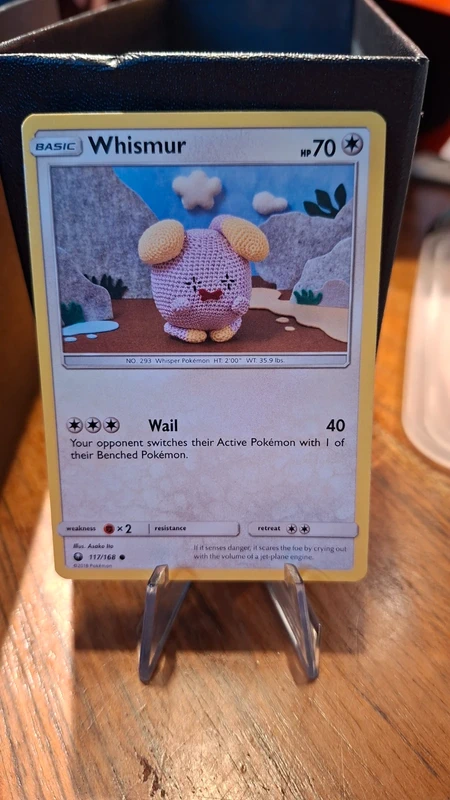 Whismur Pokémon kaart - Engels - Asako Ito illustratie