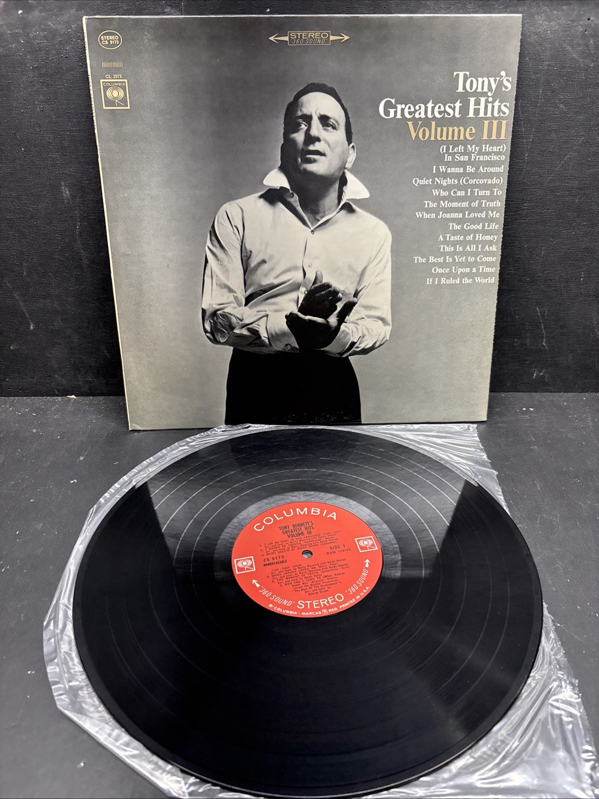 Tony Bennett Tony's Greatest Hits Volume III  1965 Vinyl LP Record Album VG+