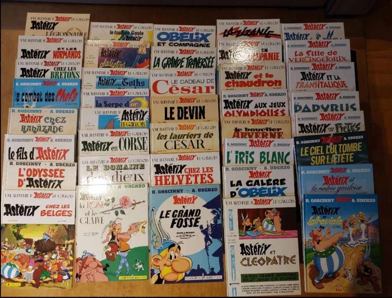 copertina rigida asterix francese 39