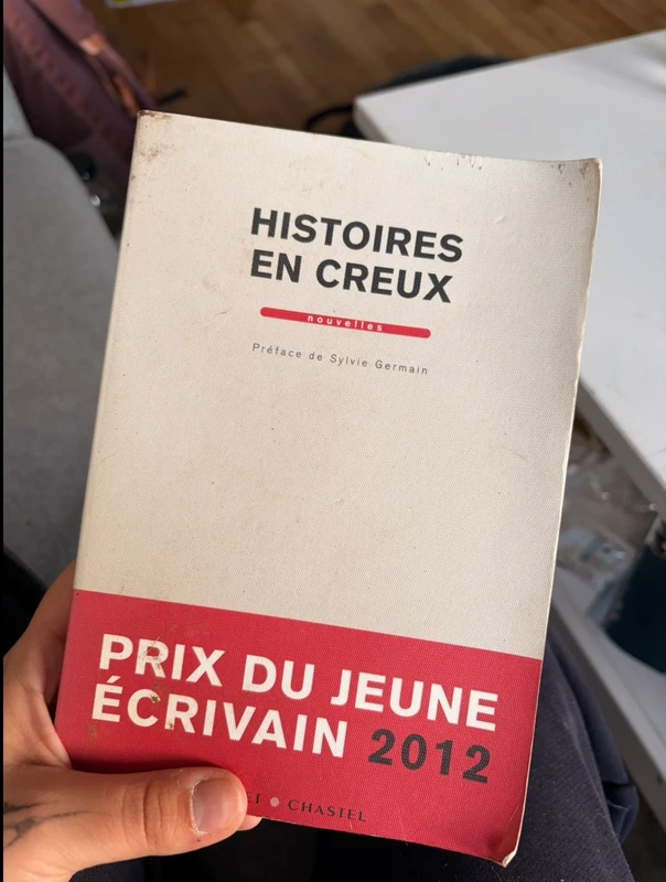 Livre - Histoires en creux (Prix du Jeune Écrivain 2012, Éditions Buchet/Chastel)