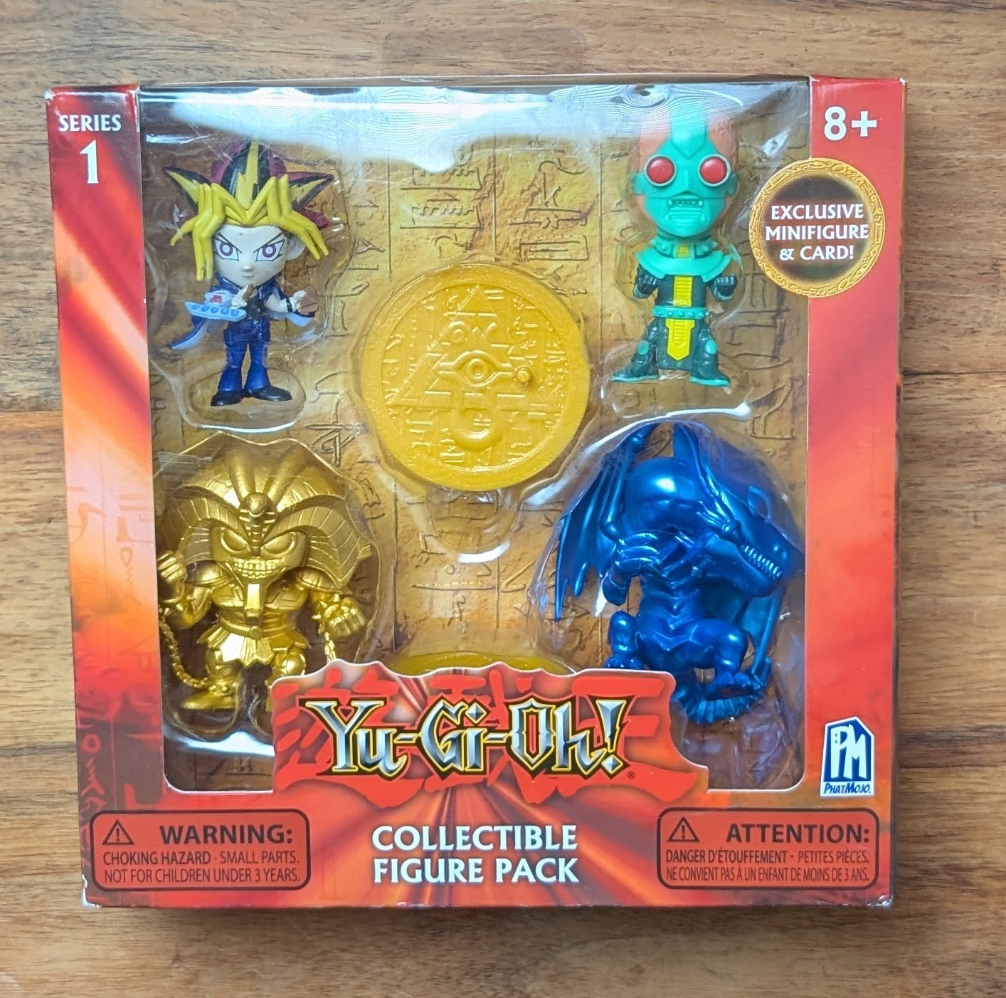 Yugioh Figurina da Collezione Confezione 4 PhatMojo Nuova Sigillata