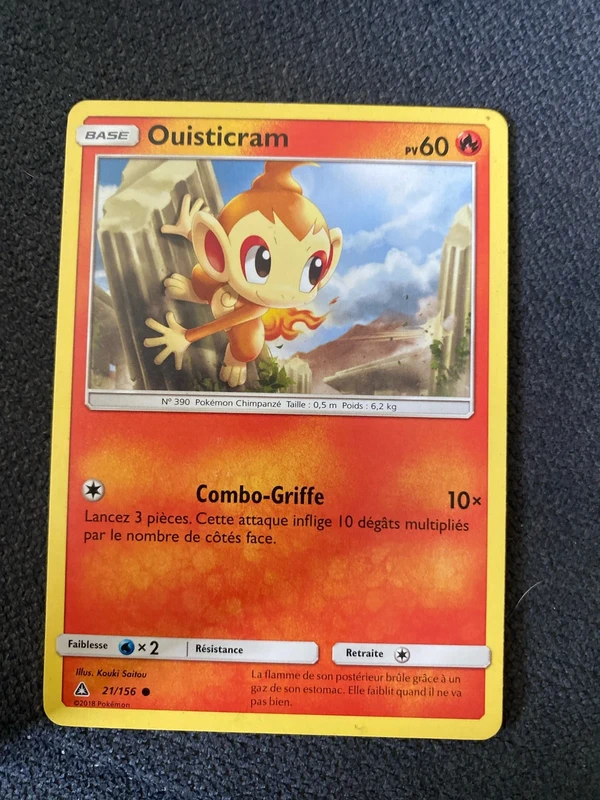 Carte Pokémon ouisticram