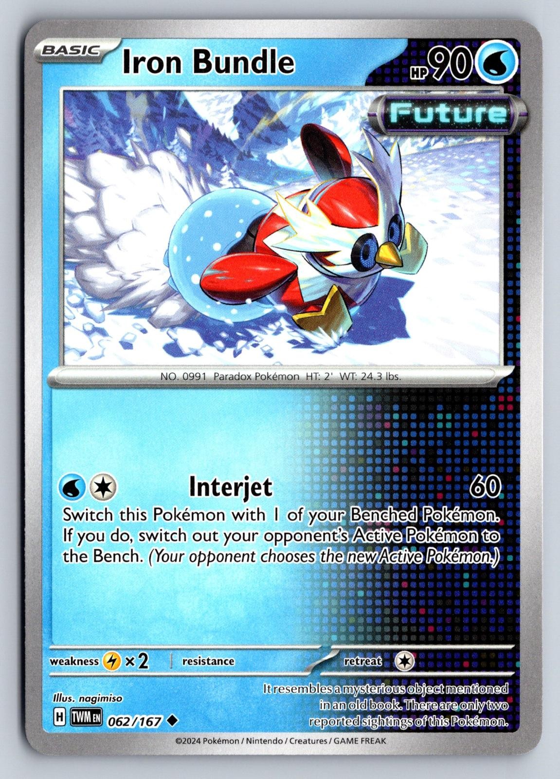 Pacchetto Ferro 062/167 Maschera Crepuscolare Pokemon nagimiso