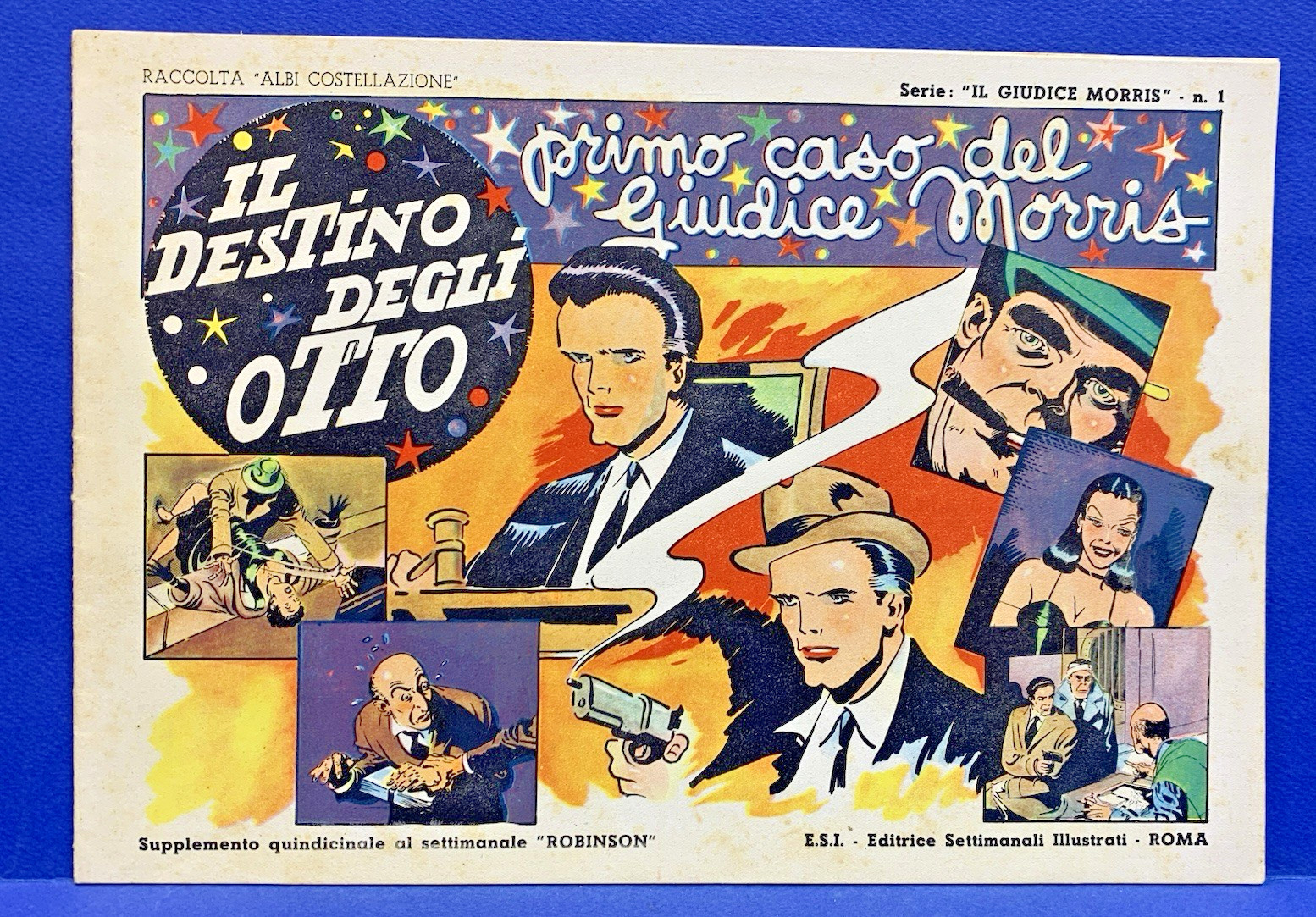 Albi Costellazione serie GIUDICE MORRIS Completa 1 - 2  E.S.I. 1946 ottima