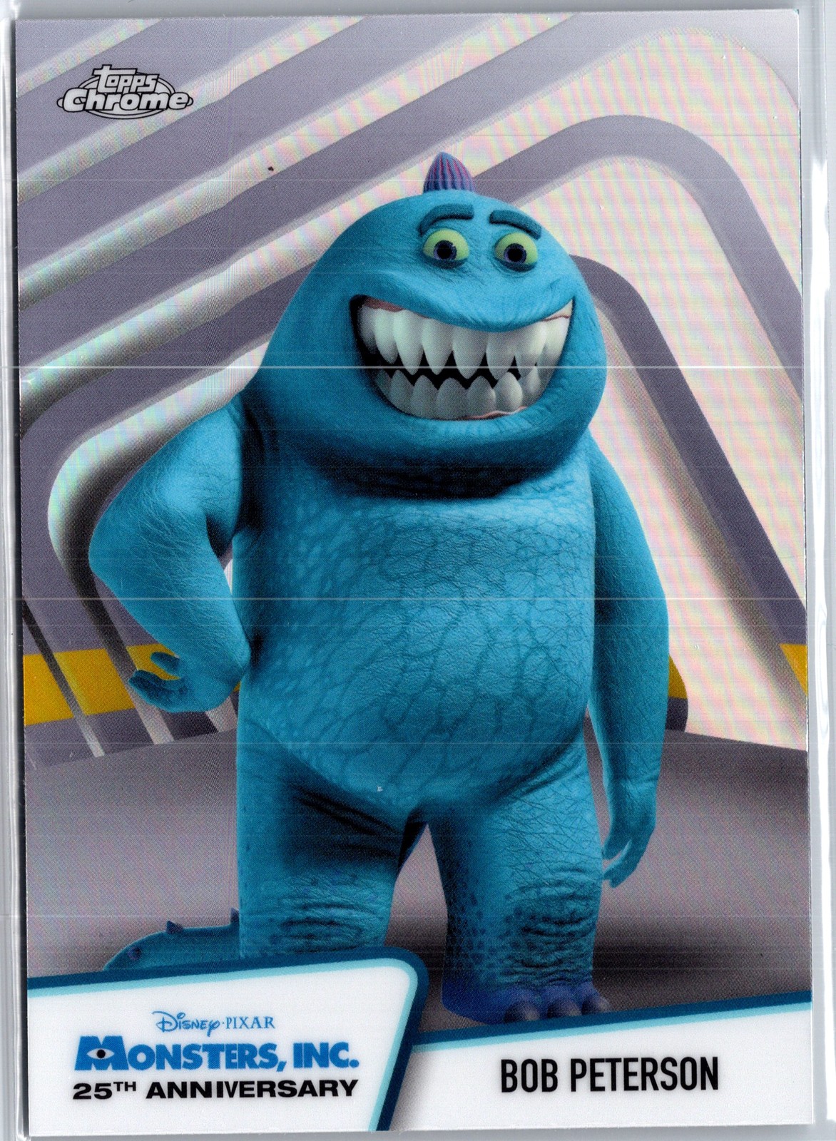 2026 Topps Chrome Disney Bob Peterson #MI-14 Monsters, Inc. 25° anniversario