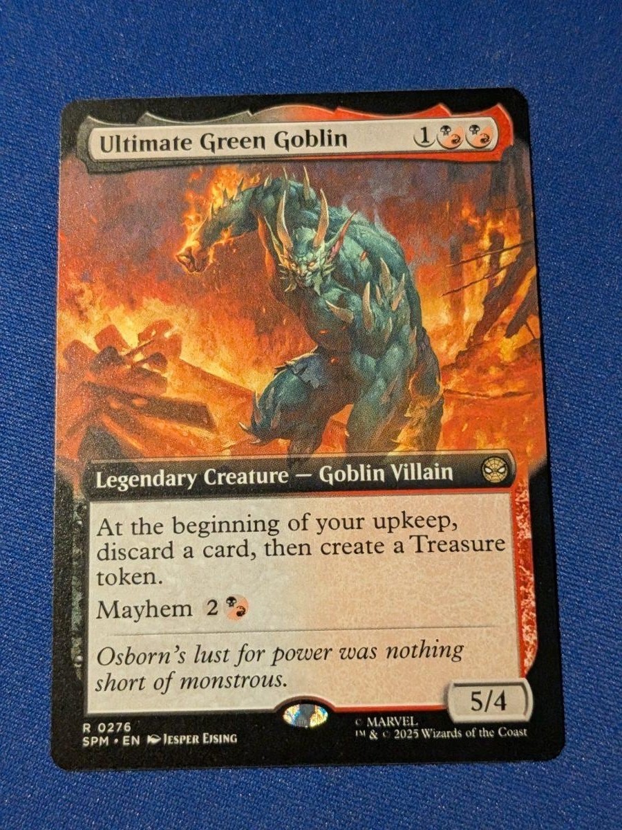 Ultimate Green Goblin (Extended Art) Marvel's Spider-Man #276 quasi nuovo MTG