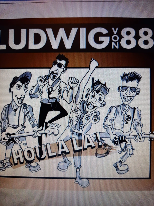 Vinyle doré Ludwig Von 88 titre Houlala !