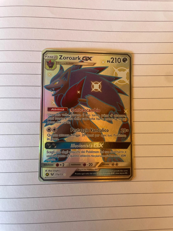 Vendo carta pokemon Zoroark Gx Shiny
