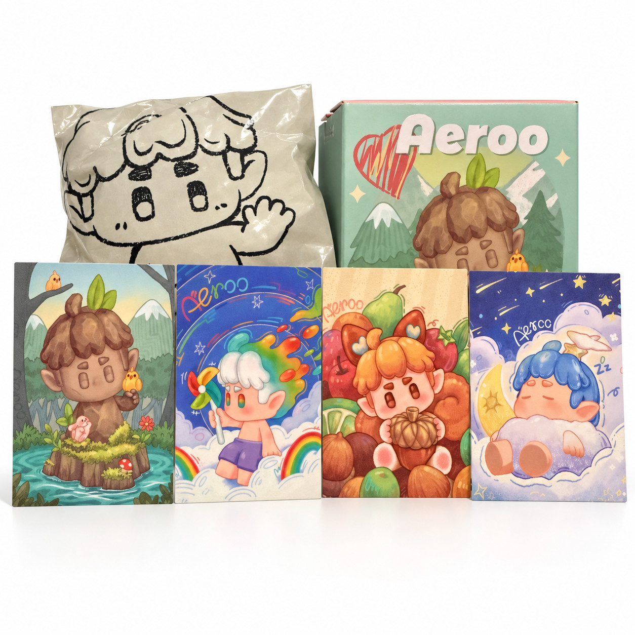 Over Toys Aeroo Natural Realm Figure Confirmed Choose Design Box & Card