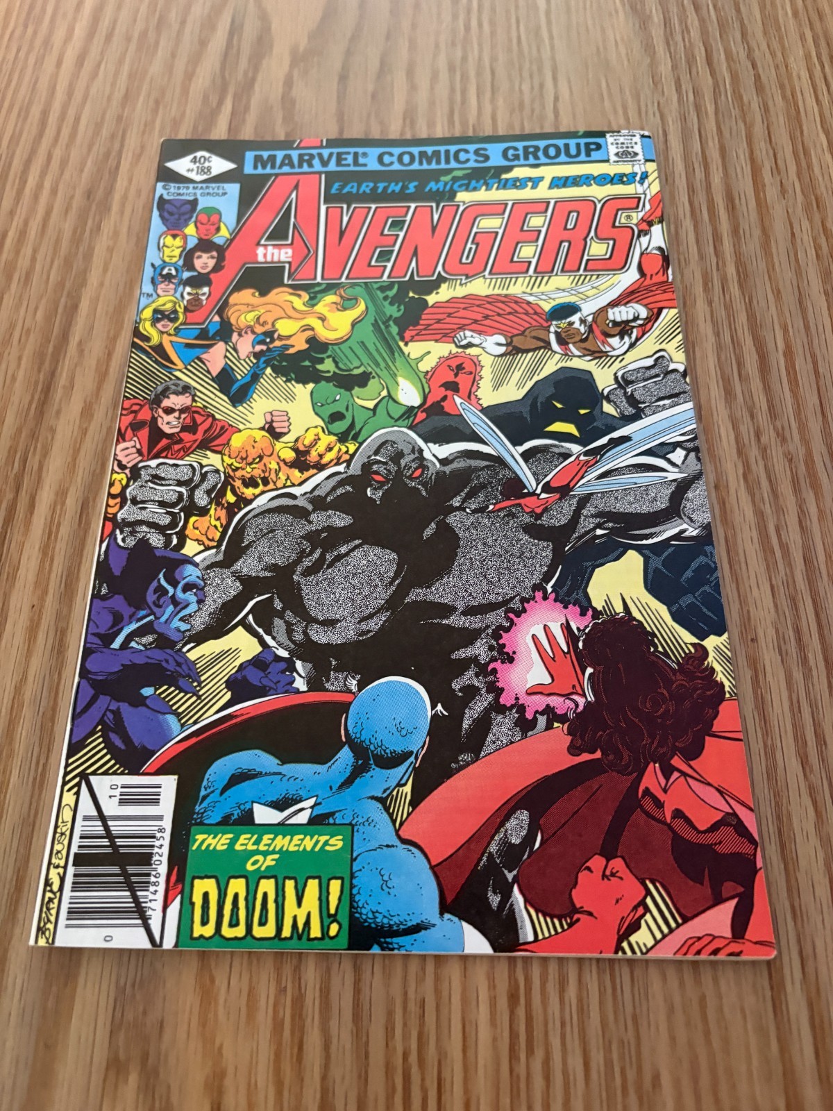 Avengers 188 VF/NM 9.0 High Grade Iron Man Capitan America Thor Doomsday
