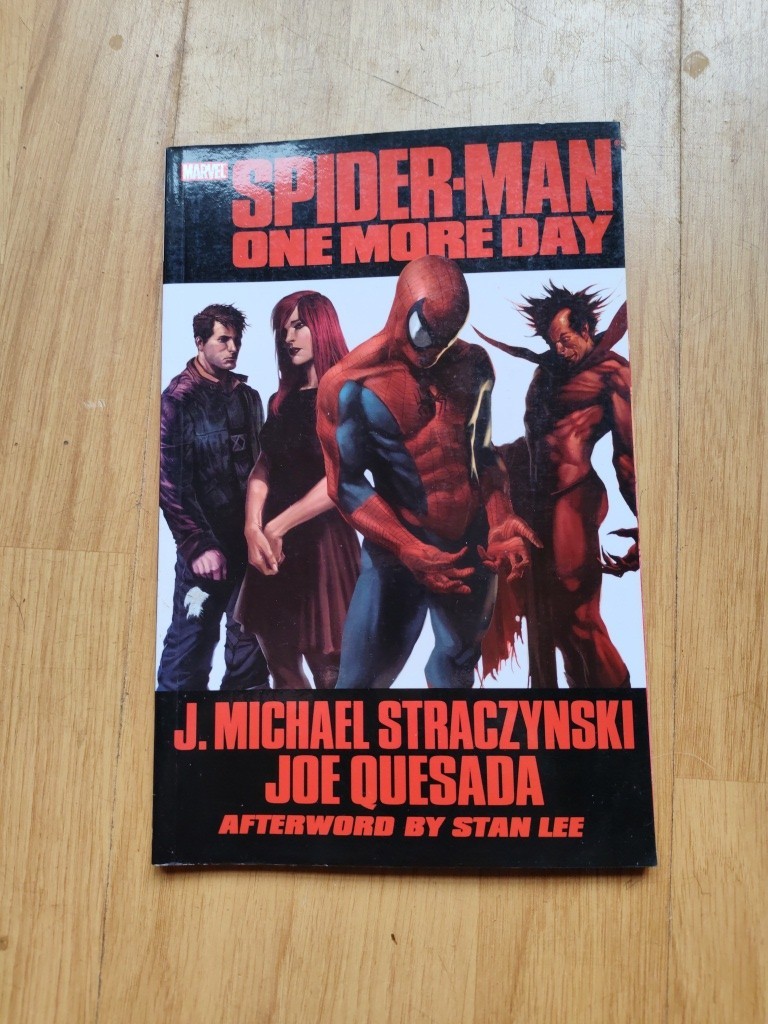 Spider Man One More Day TPB 2008 1st Marvel Comics Straczynski Quesada