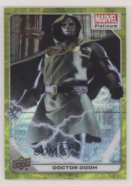 2023 Upper Deck Marvel Platinum Yellow Spotlight 115/399 Doctor Doom #11 06or
