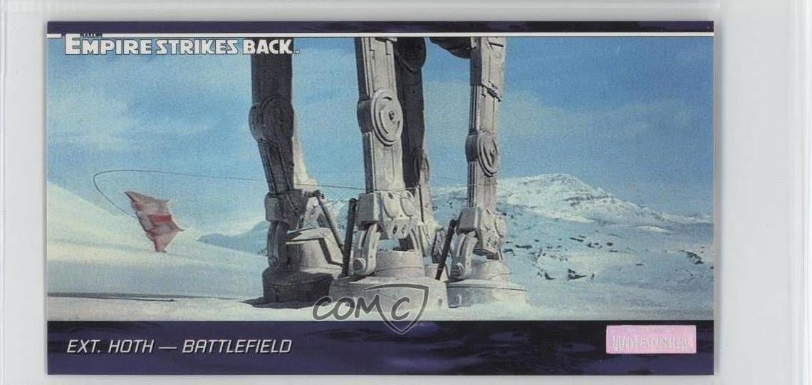 1995 Star Wars: The Empire Strikes Back Widevision Ext Hoth Battlefield #29 p9d