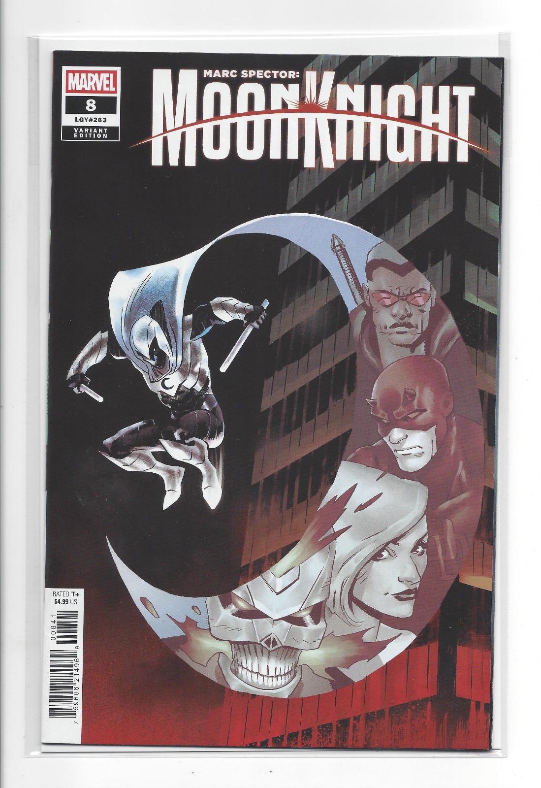 Marc Spector Moon Knight #8 D Adam Gorham variante prima stampa quasi nuovo Marvel 2026