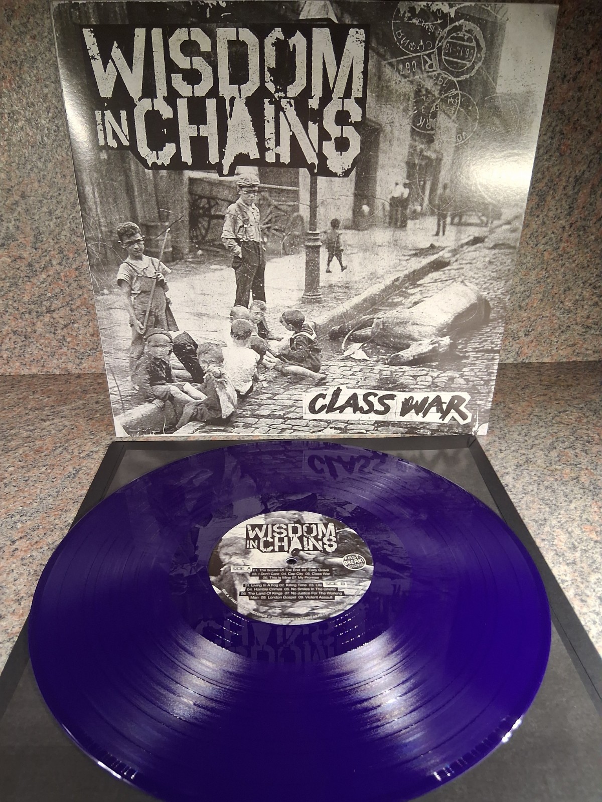 Wisdom In Chains Class War Vinyl Record Lp Purple ffo Blood For Blood, Madball 