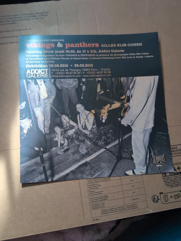 Carte de vernissage vikings panthers 2015
