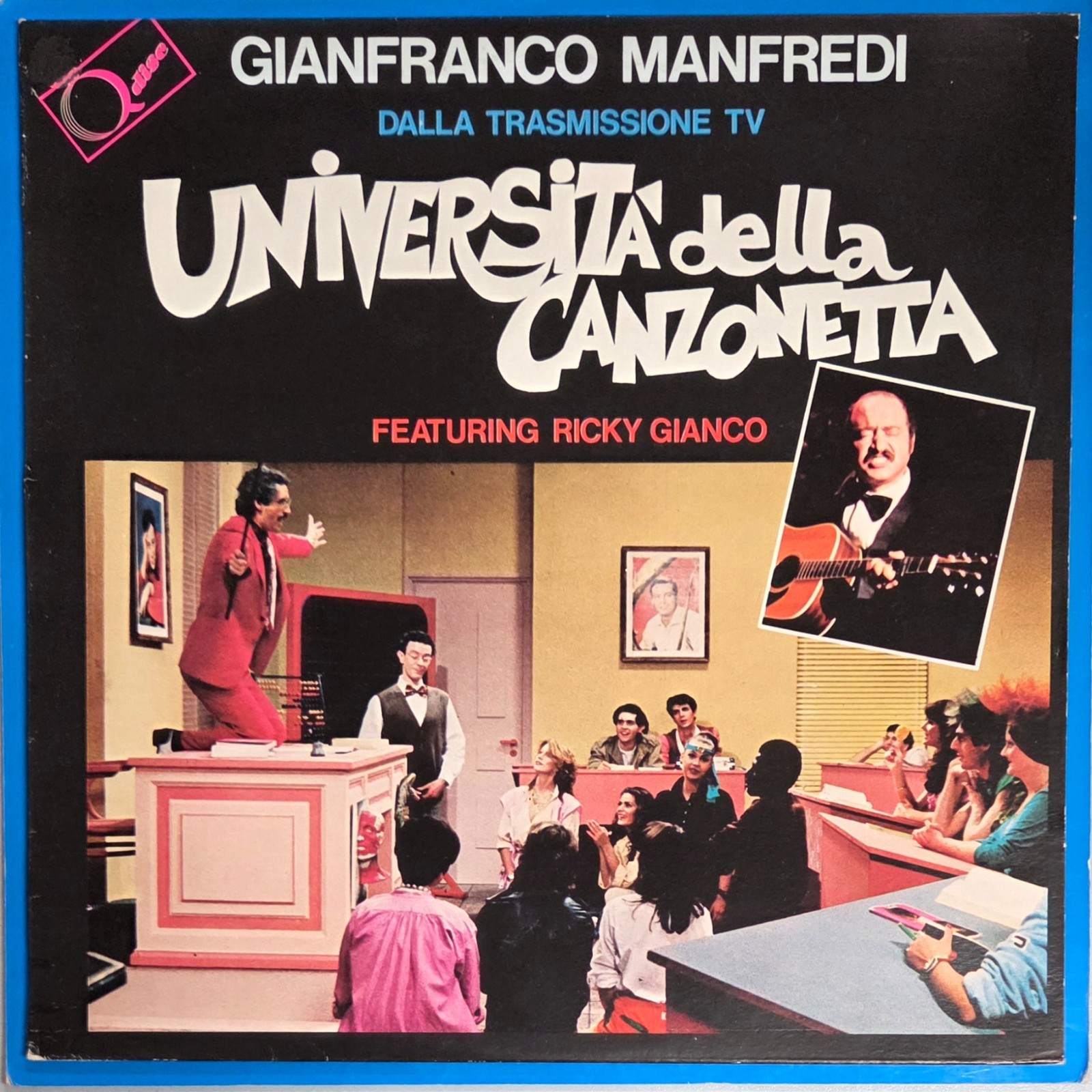 LP - RICKY GIANCO /GINANFRANCO MANFREDI  - UNIVERSITA' DELLA CANZONETTA - PROMO!