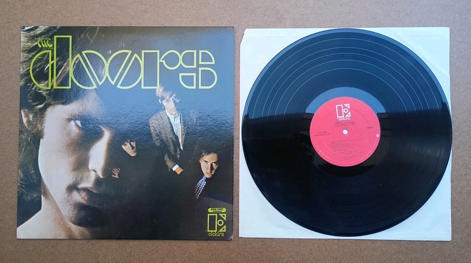 The Doors Self Titled Elektra Records EKS-74007 12" Vinyl LP Stereo Rock -GREAT!